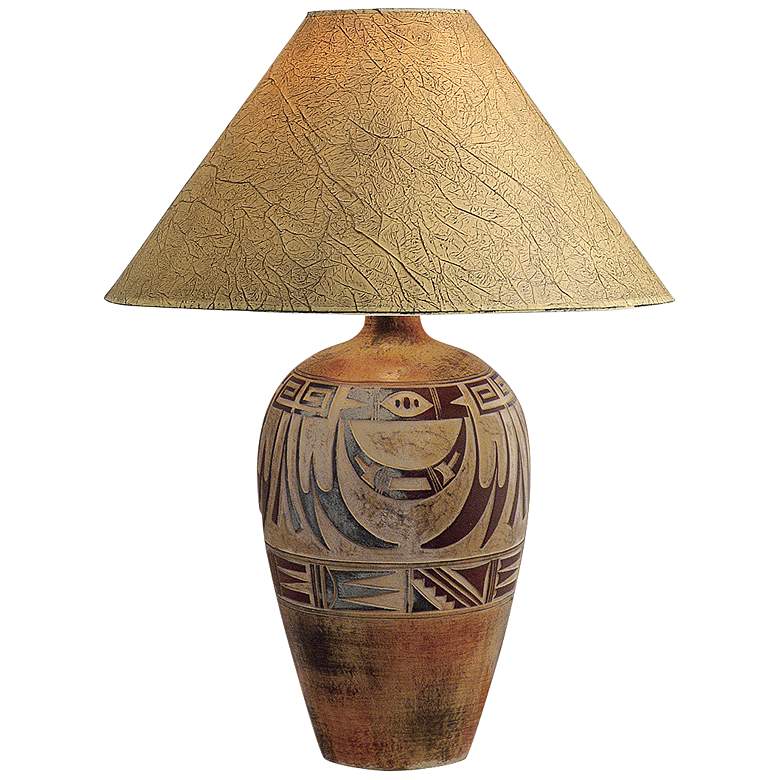 Image 2 Marigold Eagle 29" Handcrafted Southwest Table Lamp