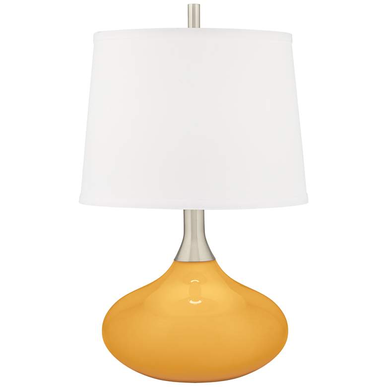Image 2 Marigold Felix Modern Table Lamp with Table Top Dimmer