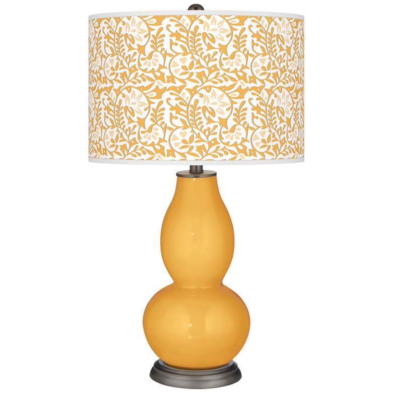 Image 1 Marigold Gardenia Double Gourd Table Lamp