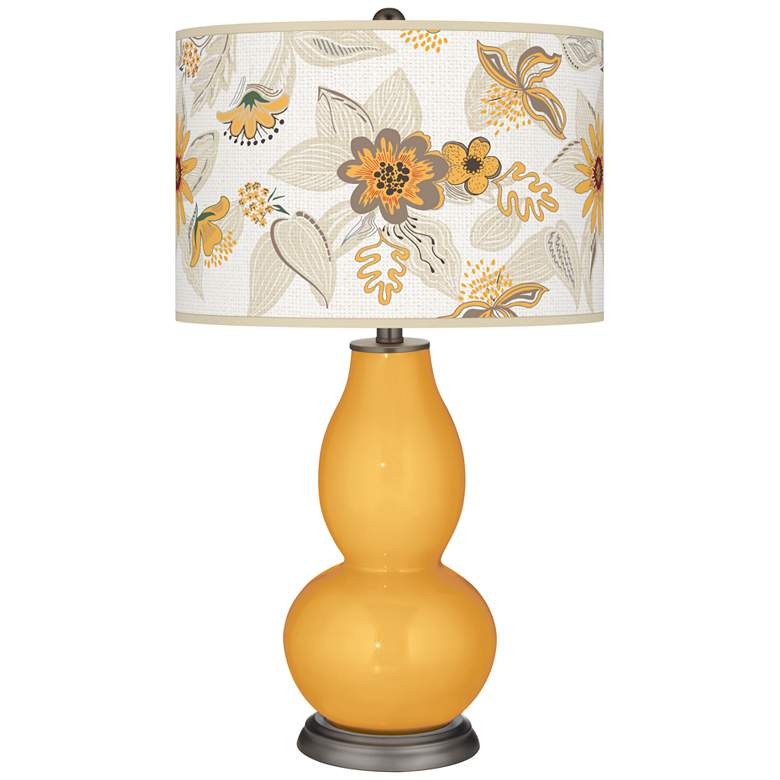 Marigold Mid Summer Double Gourd Table Lamp