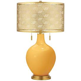 Image1 of Marigold Toby Brass Metal Shade Table Lamp