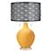 Marigold Toby Table Lamp With Black Metal Shade