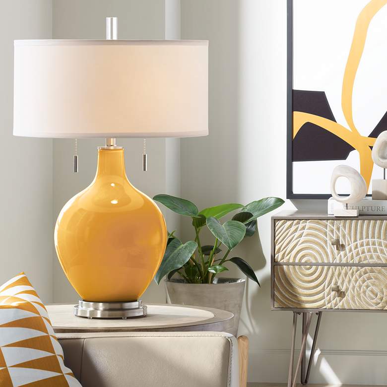 Image 1 Marigold Yellow Toby Table Lamp