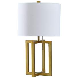 Image1 of Marilou Table Lamp - Solid Gold - Brussels Off White