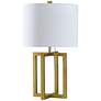 Marilou Table Lamp - Solid Gold - Brussels Off White