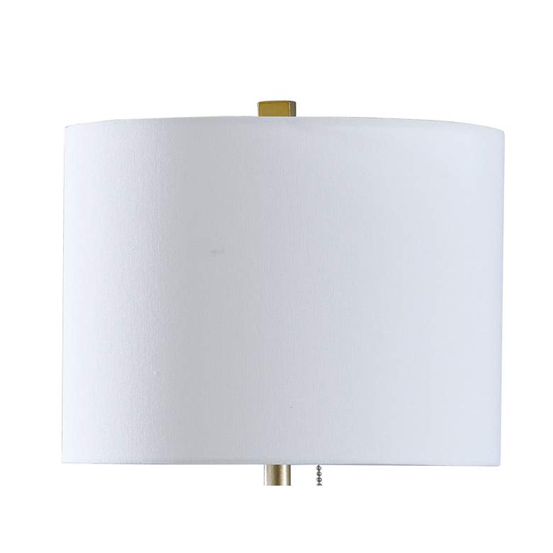 Image 4 Marilou Table Lamp - Solid Gold - Brussels Off White more views