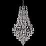 Marilyn 18 1/4" Wide Chrome and Crystal Chandelier