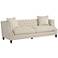 Marilyn 93" Wide Oatmeal Natural Linen Tufted Sofa