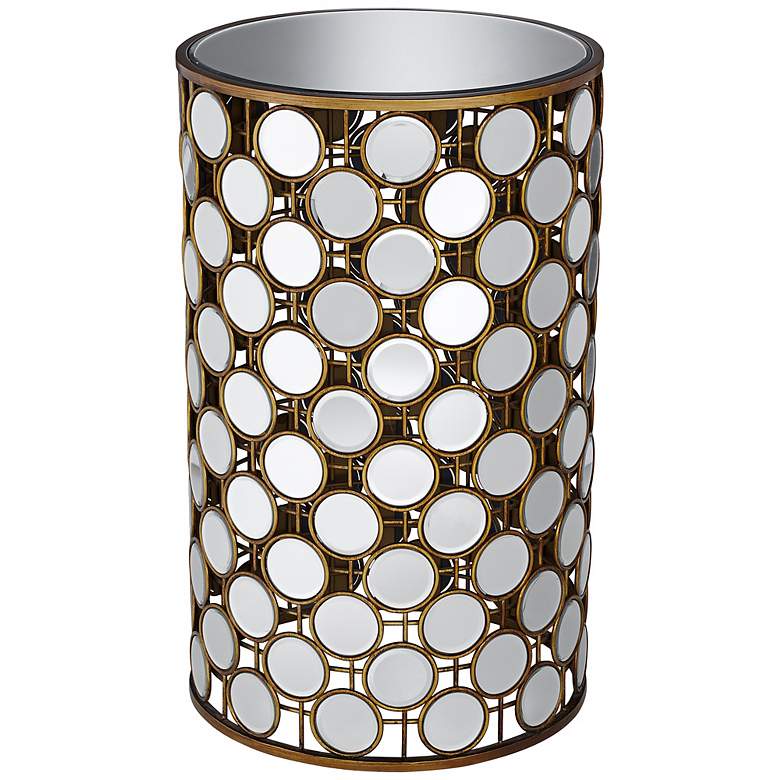 Image 1 Marilyn Mirrored Round Accent Table