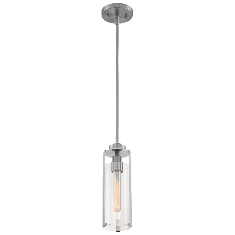 Image 1 Marina; 1 Light; Mini Pendant Fixture; Brushed Nickel Finish