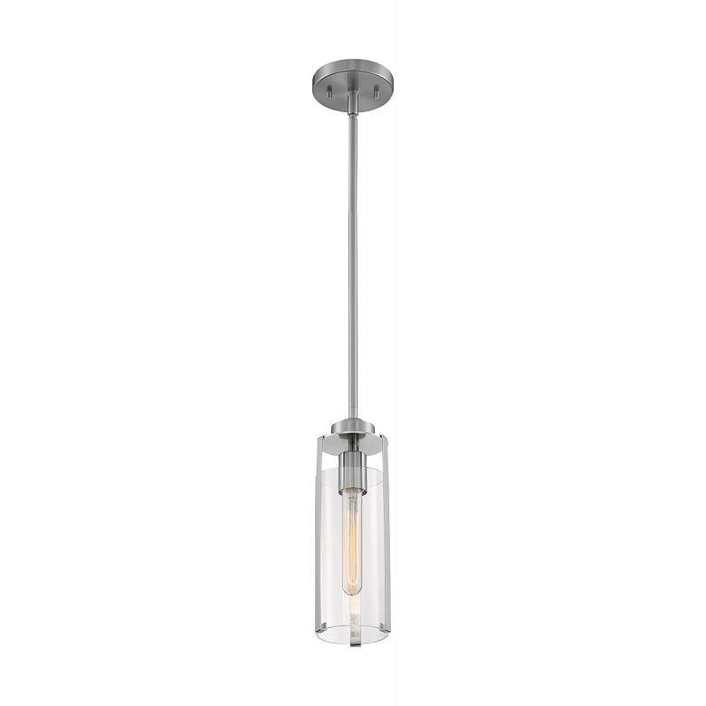 Image 2 Marina; 1 Light; Mini Pendant Fixture; Brushed Nickel Finish more views