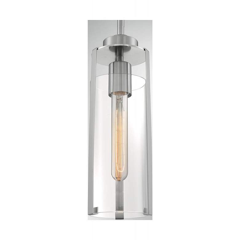 Image 3 Marina; 1 Light; Mini Pendant Fixture; Brushed Nickel Finish more views