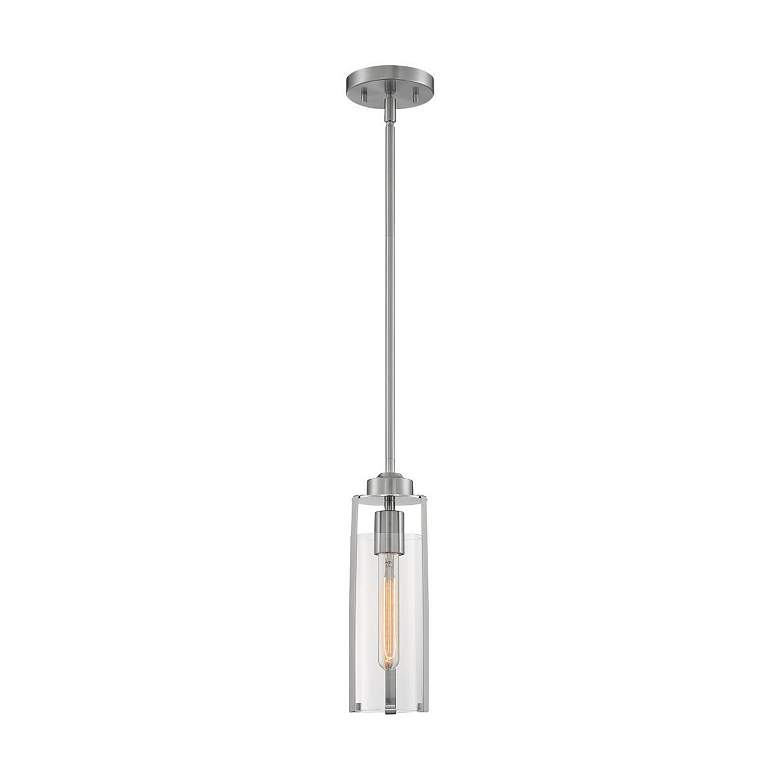 Image 4 Marina; 1 Light; Mini Pendant Fixture; Brushed Nickel Finish more views