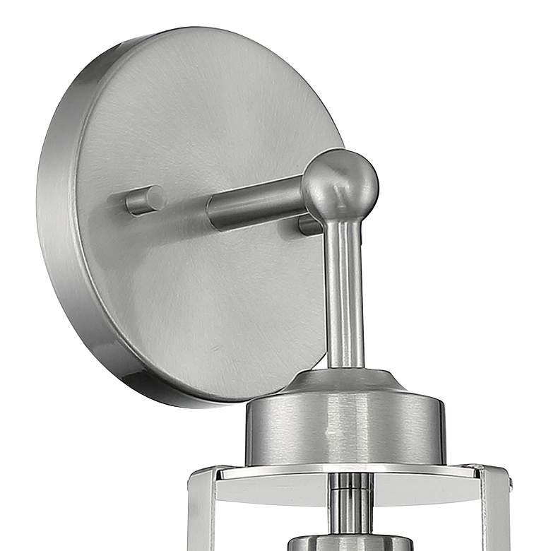 Image 2 Marina; 1 Light; Wall Sconce; Brushed Nickel Finish with Clear Glass more views