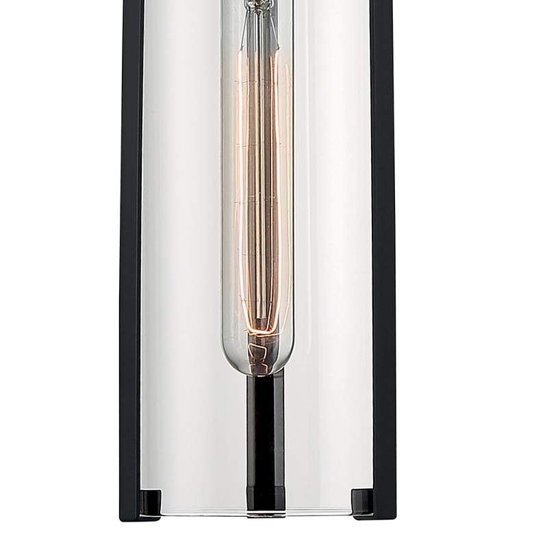 Image 2 Marina; 1 Light; Wall Sconce Fixture; Matte Black Finish with Clear Glass more views