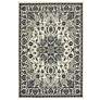 1_Marina 1248W 5'3"x7'6" Ivory and Navy Rectangle Area Rug