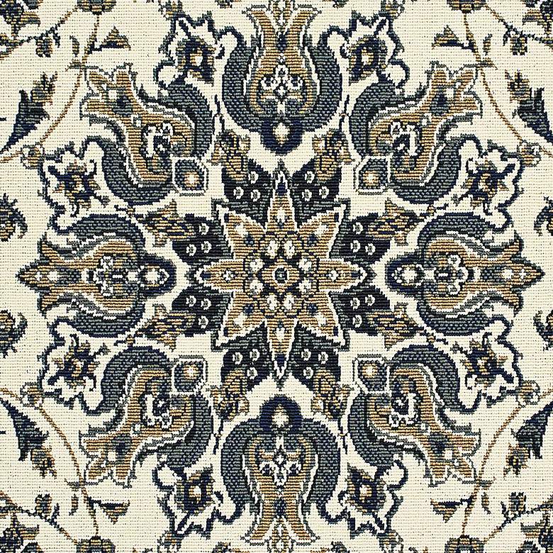 Image 3 Marina 1248W 6'7"x9'6" Ivory and Navy Rectangle Area Rug more views