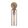 2_Marina 17 1/4" High Burnished Brass Wall Sconce more views