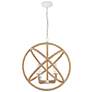 1_Marina 23 1/4" Wide Natural White 4-Light Pendant