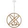 Marina 23 1/4" Wide Natural White 4-Light Pendant