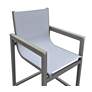 4_Marina 31" Gray Powder-Coated Outdoor Bar Stool more views