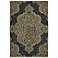Marina 5929K 6'7"x9'6" Navy and Gray Rectangle Area Rug
