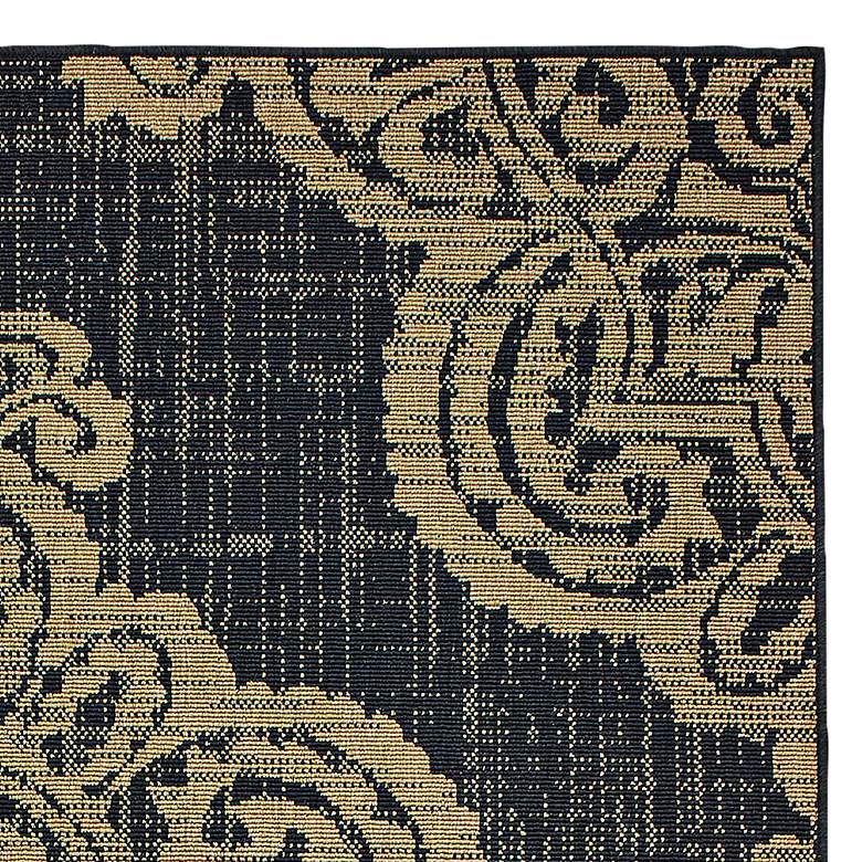 Image 2 Marina 5929K 6'7"x9'6" Navy and Gray Rectangle Area Rug more views