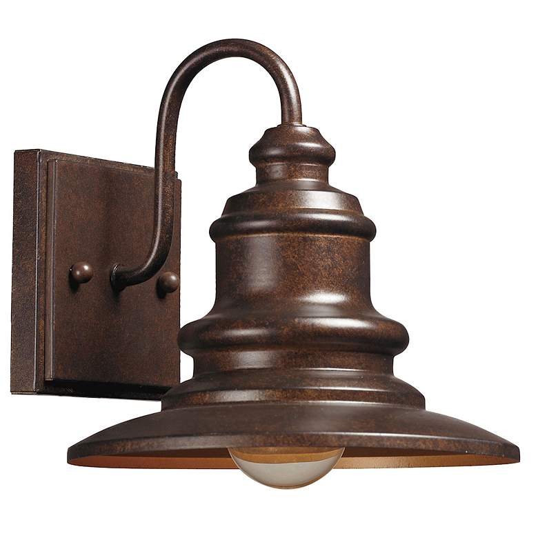 Image 1 Marina 8" High 1-Light Outdoor Sconce - Hazelnut Bronze