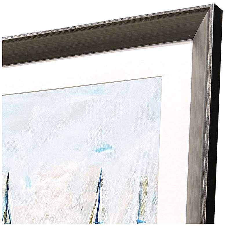 Image 3 Marina at Dusk 36"W x 44"H Coastal Framed Art more views