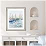 4_Marina at Dusk 36"W x 44"H Coastal Framed Art more views
