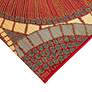 Thumbnail3 of Marina Circles 803517 6'6"x9'3" Saffron Outdoor Area Rug more views