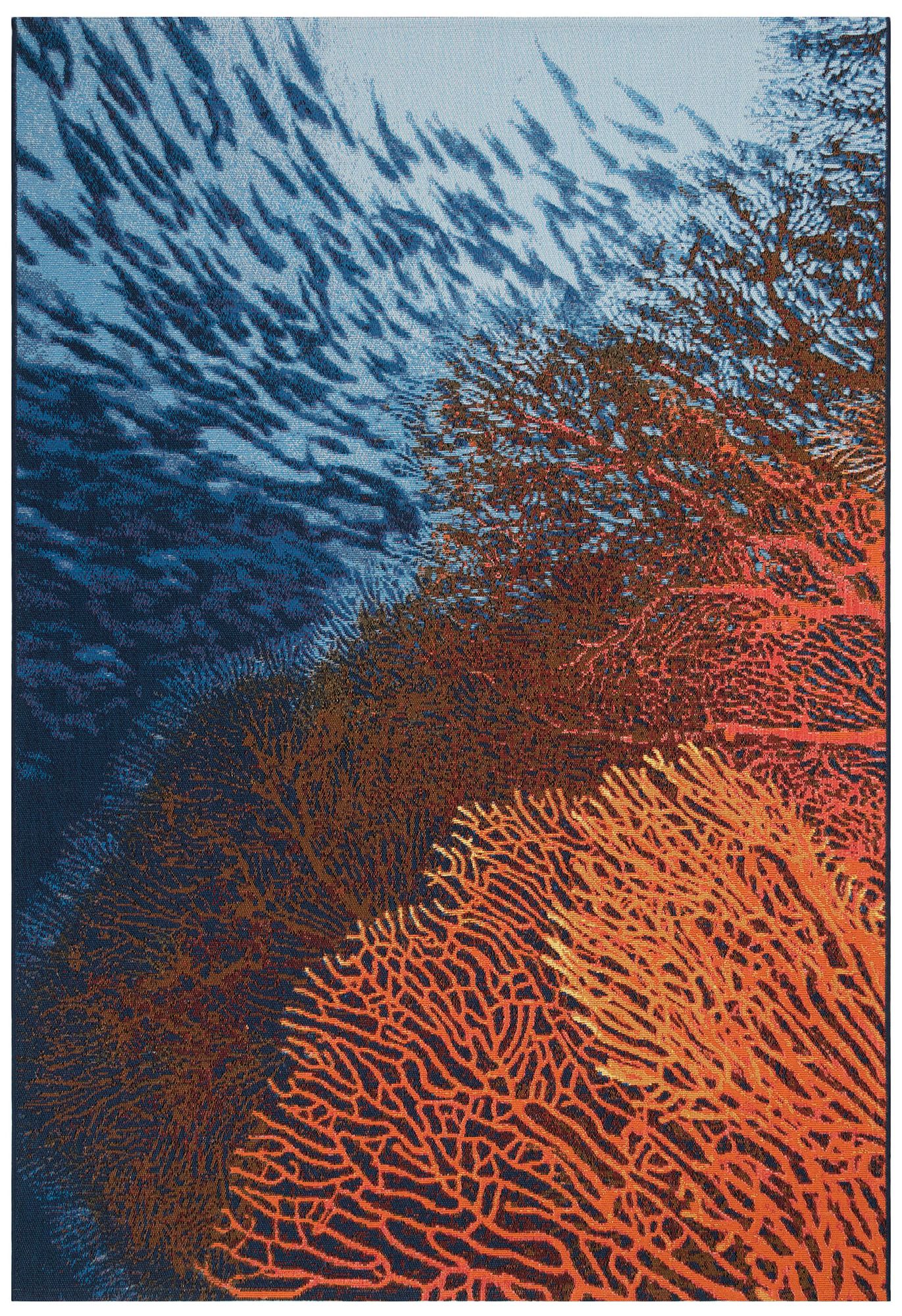 Thumbnail1 of Marina Coral 807904 7'10"x9'10" Ocean Area Rug