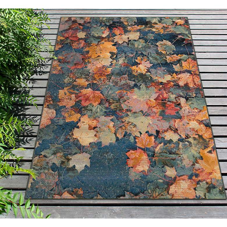 Image 1 Marina Fall In Love 808344 4'10"x7'6" Multi-Color Area Ru