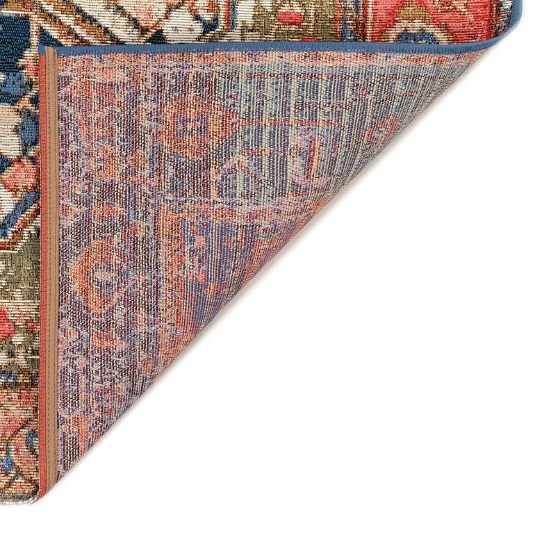 Image 5 Marina Heriz 808624 4'10"x7'6" Orange Outdoor Area Rug more views