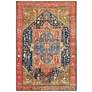 Thumbnail2 of Marina Heriz 808624 6'6"x9'3" Orange Outdoor Area Rug