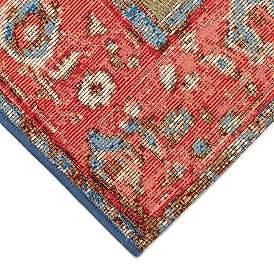 Image3 of Marina Heriz 808624 7'10"x9'10" Orange Outdoor Area Rug more views