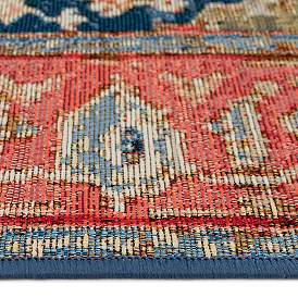 Image4 of Marina Heriz 808624 7'10"x9'10" Orange Outdoor Area Rug more views