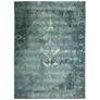 Thumbnail2 of Marina Kermin 804303 3'3"x4'11" Blue Outdoor Area Rug