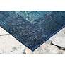 Thumbnail3 of Marina Kermin 804303 3'3"x4'11" Blue Outdoor Area Rug more views