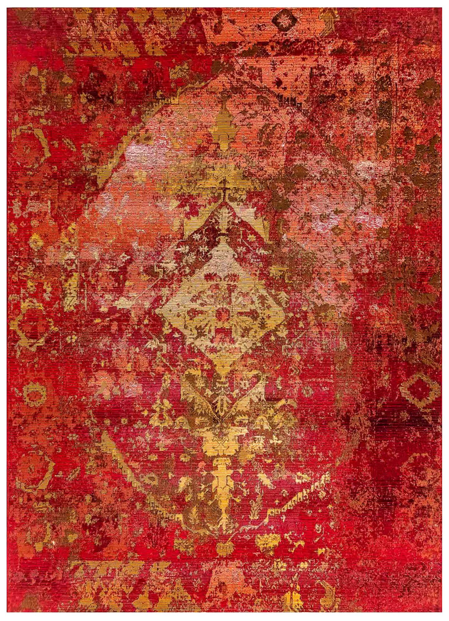 Thumbnail1 of Marina Kermin 804317 7'10"x9'10" Saffron Outdoor Area Rug