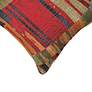 4_Marina Paintbox Multi-Color 18" Square Indoor-Outdoor Pillow more views