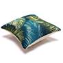 4_Marina Palm Border Leaf 18" x 12" Indoor-Outdoor Pillow more views