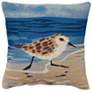 Marina Running Sandpipers Pillow Sand