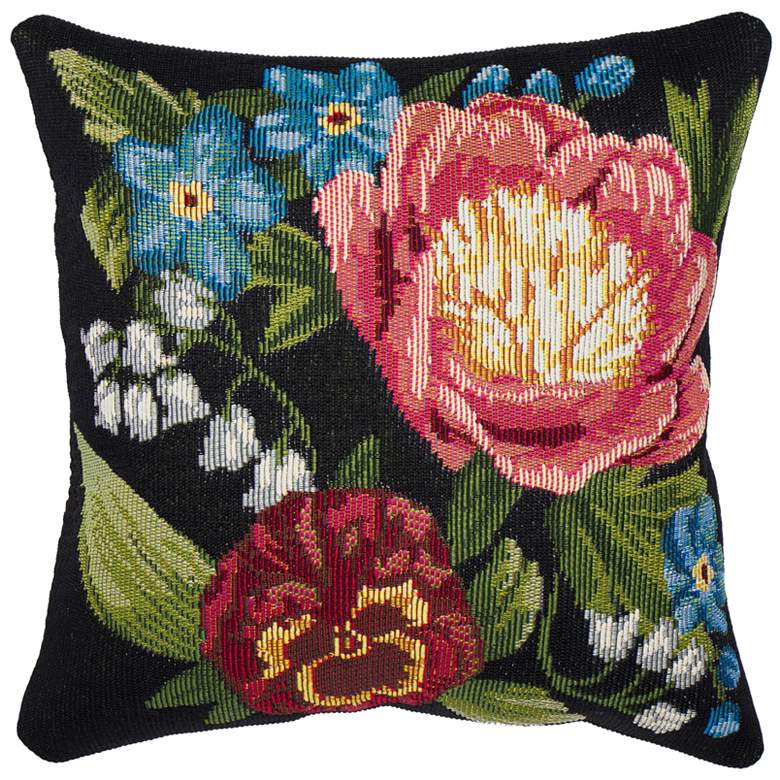 Image 1 Marina Secret Garden Pillow Black