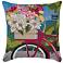 Marina Summer Ride Pillow Blue