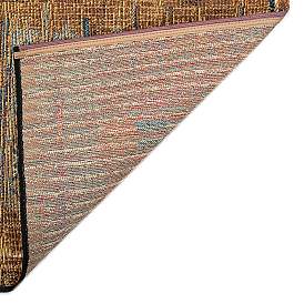 Image3 of Marina Tribal Stripe 805709 4'10"x7'6" Gold Outdoor Rug more views