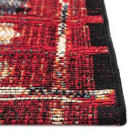Image5 of Marina Tribal Stripe 805724 7'10"x9'10" Red Outdoor Area more views