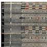 Thumbnail3 of Marina Tribal Stripe 805748 31"x51" Black Outdoor Area Rug more views