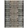 Marina Tribal Stripe 805748 Black Indoor/Outdoor Area Rug