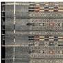 Thumbnail3 of Marina Tribal Stripe 805748 6'6"x9'4" Black Outdoor Area more views
